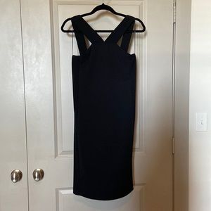 Zara black mid length dress